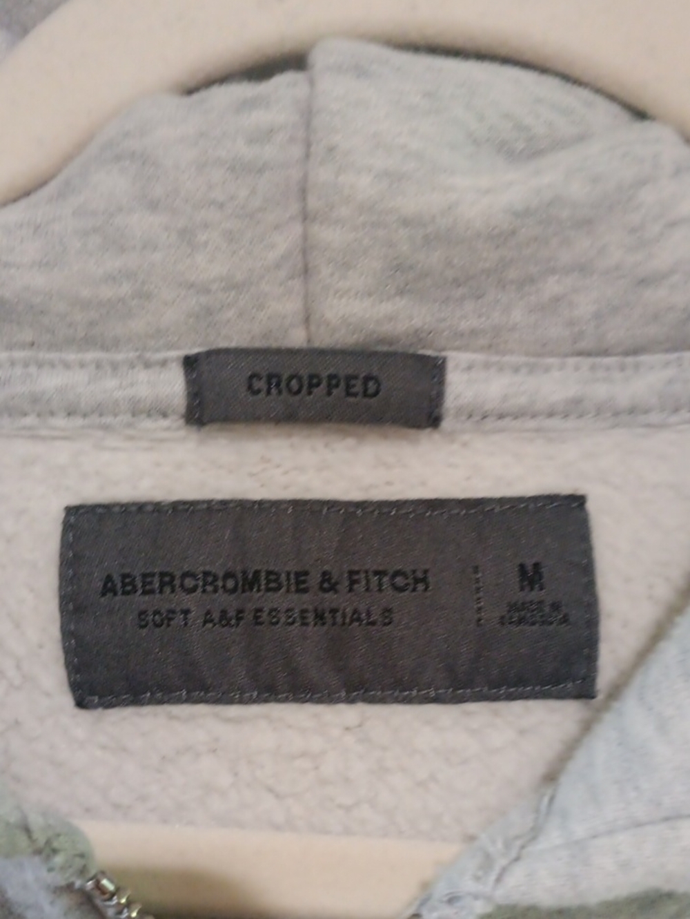 Abercrombie & Fitch Light Gray Desert Zip Hoodie - Picture 2 of 6